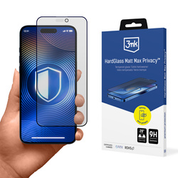 Apple iPhone 16 Pro - 3mk HardGlass Matt Max Privacy