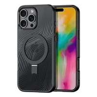 Dux Ducis Aimo Mag case with MagSafe and stand for iPhone 16 Pro Max - black