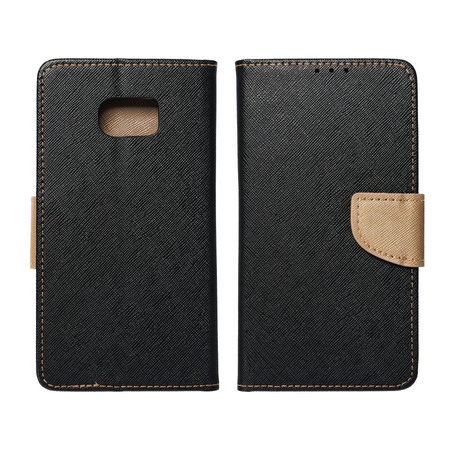 Kabura Fancy Book do IPHONE 15 czarny / złoty