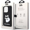 Karl Lagerfeld KLHCP14X3DRKHNK iPhone 14 Pro Max 6.7&quot; schwarz/schwarz Hardcase Rubber Choupette 3D