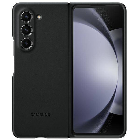 Etui z ekoskóry do Samsung Galaxy Z Fold 5 - czarne