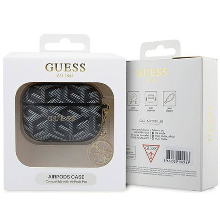 Original Case APPLE AIRPODS PRO Guess GCube Charm (GUAPPGCE4CK) black
