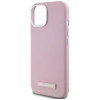 Karl Lagerfeld FW Metal Plate MagSafe iPhone 15 Case - Pink