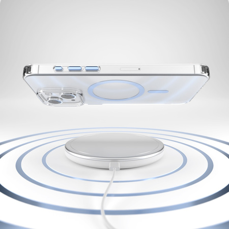 Nakładka Etteri Color Mag do iPhone 15 6,1" jasnoniebieska