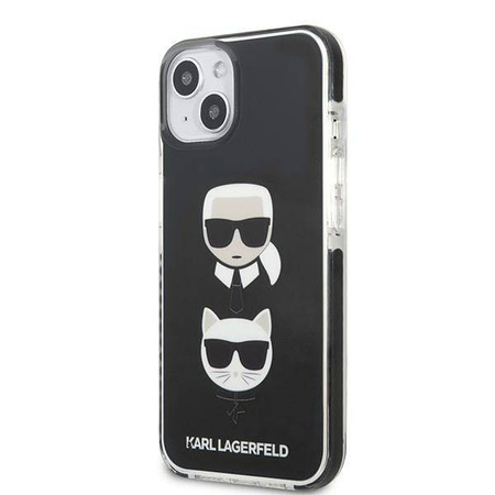 Karl Lagerfeld KLHCP13STPE2TK iPhone 13 mini 5,4 "hardcase black / black Karl & Choupette Head