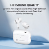 FORCELL F-AUDIO słuchawki bezprzewodowe / bluetooth stereo TWS Master PRO białe