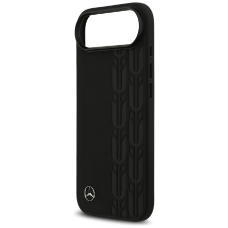 Mercedes Leather Laurel Leaves MagSafe Case for iPhone Air - Black