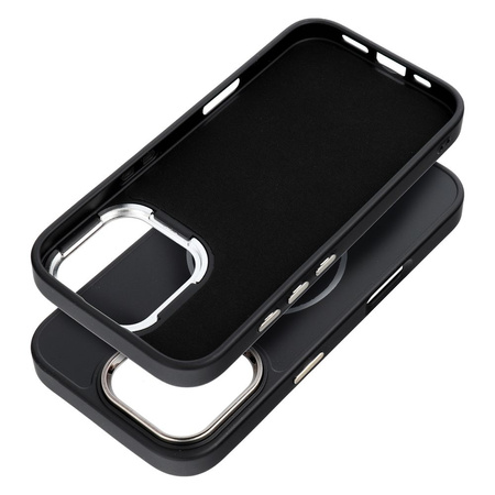 Futerał FRAME MAG COVER kompatybilny z MagSafe do IPHONE 12 czarny