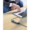 Baseus Metal Gleam Series 4 in 1 HUB Docking Station USB Type C - 4 x USB 3.2 Gen. 1 (WKWG070013)
