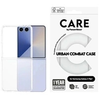 CARE by PanzerGlass Flagship Urban Combat Case for Samsung Galaxy Z Flip 7 - Transparent