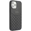 Audi Echtleder iPhone 13 Pro / 13 6,1" schwarz/schwarz Hardcase AU-TPUPCIP13P-Q8/D1-BK