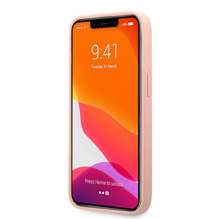 Oryginalne Etui IPHONE 13 PRO MAX 6,7" Guess Hardcase Saffiano Stripe GUHCP13XPSASBPI różowe