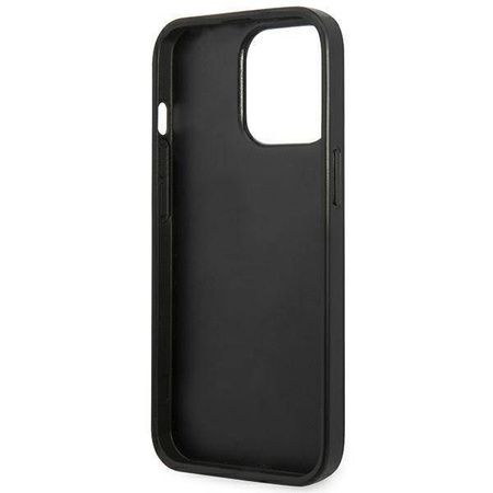 Original Case IPHONE 13 PRO Karl Lagerfeld Hardcase Perforated Allover (KLHCP13LPTLK) black
