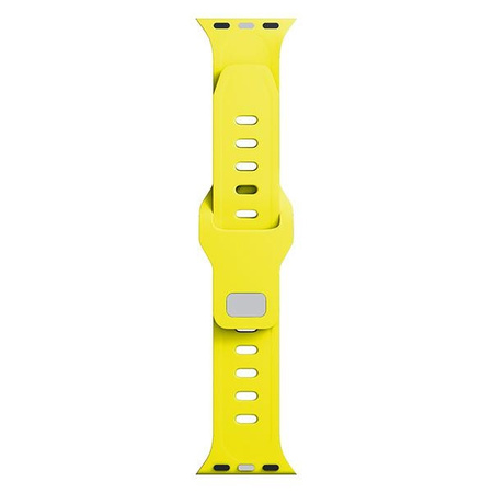 3MK Silicone Watch Strap żółty/yellow dla Apple Watch 42/44/45/49mm