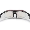 Rockbros 10001 polarizing cycling glasses - black and red