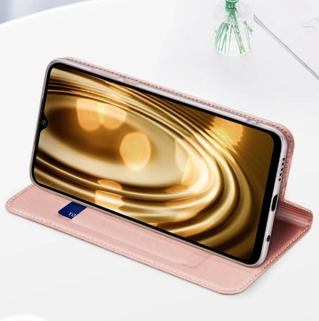 Dux Ducis Skin Pro etui Oppo Reno 8 pokrowiec z klapką portfel na kartę podstawka niebieskie