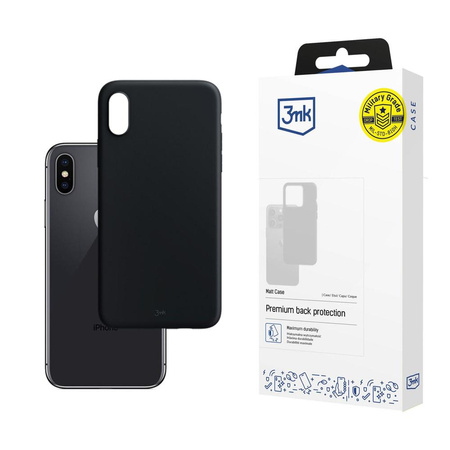 3MK Matt Case iPhone X/Xs czarny /black