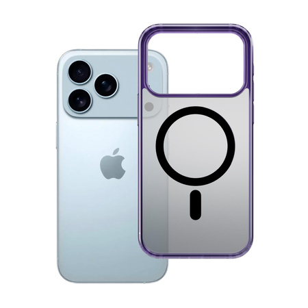 Apple iPhone 17 Pro Max - 3mk Frosty MagCase Purple