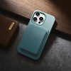 iCarer Litchi Premium Leather Case skórzane etui iPhone 14 Pro Max magnetyczne z MagSafe zielony (WMI14220712-GN)