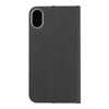 Kabura LUNA Book Carbon do IPHONE XR (") czarny