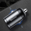 Baseus Tiny Star PPS mini inteligentna ładowarka samochodowa USB 30W Quick Charge 3.0 szary (VCHX-A0G)