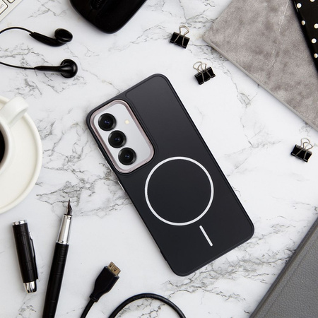 Futerał FRAME MAG COVER kompatybilny z MagSafe do SAMSUNG A16 czarny