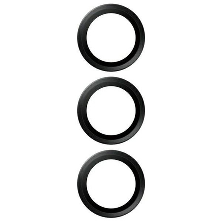 Tempered Glass 5D SAMSUNG GALAXY S23 FE PanzerGlass Hoops Camera Lens Protector Hoop Optic Rings 1464 black