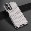 Honeycomb case armored cover with gel frame Oppo A76 / Oppo A36 / Realme 9i transparent