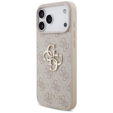 Guess 4G Big Logo Case für iPhone 17 Pro Max - Rosa