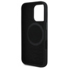 Original Case IPHONE 16 PRO BMW Hardcase Silicone Cut Tricolor Lines MagSafe (BMHMP16L23SCUK) black