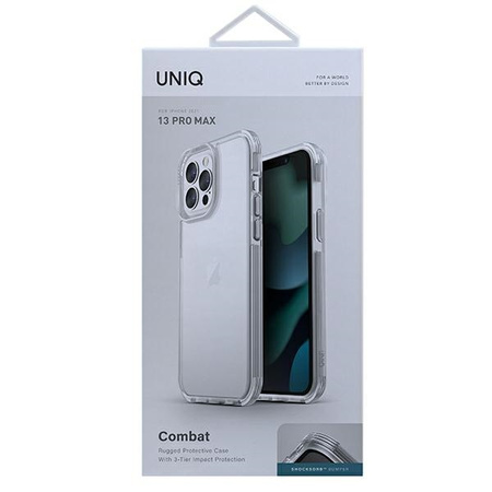 UNIQ etui Combat iPhone 13 Pro Max 6,7"przezroczysty/crystal clear