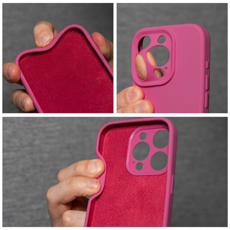 Futerał SILICONE 2mm do IPHONE 14 Pro róż