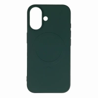 Liquid Silicone Case mit MagSafe für Samsung Galaxy S25 Edge - Grün