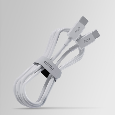 Allity kabel AUC-03 USB-C - USB-C 1,0 m 100W biały