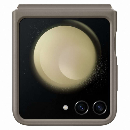 Öko-Lederhülle für Samsung Galaxy Z Flip 5 – braun