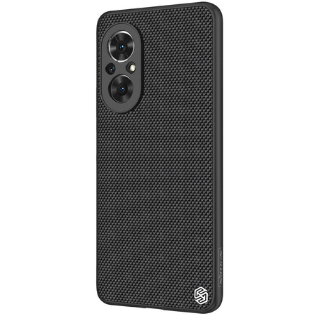 Nillkin Textured Case wytrzymałe wzmocnione etui z żelową ramką i nylonem na tyle Honor 50 SE czarny