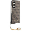 Original Case SAMSUNG GALAXY Z FOLD 5 Guess Hardcase 4G Charms Collection (GUHCZFD5GF4GBR) brown