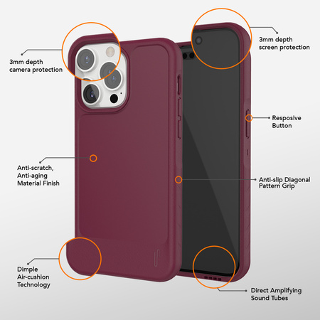 Ugly Rubber nakładka L do iPhone 14 6,1" czarna