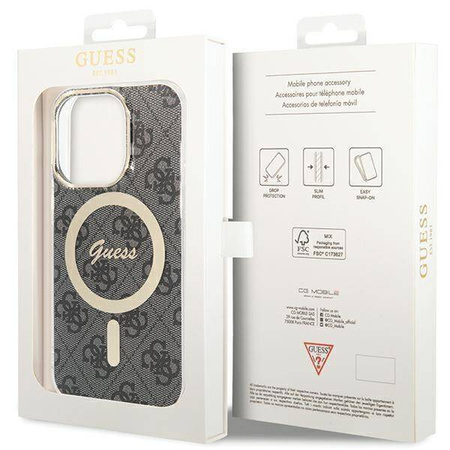 Guess IML 4G MagSafe case for iPhone 15 Pro - black