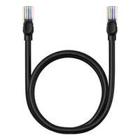 Baseus High Speed Cat 5 RJ-45 Ethernet cable 1000Mb/s 1m round - black