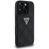 Etui IPHONE 16 PRO MAX Guess Hot Stamp 4G Pattern Triangle Metal Logo czarne