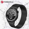 Pasek do Samsung Galaxy Watch Forcell F-Design FS10 stal 20 mm czarny