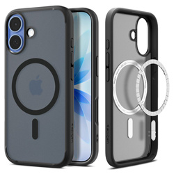 SPIGEN futerał ULTRA HYBRID MAG kompatybilny z MagSafe do IPHONE 17 frost black