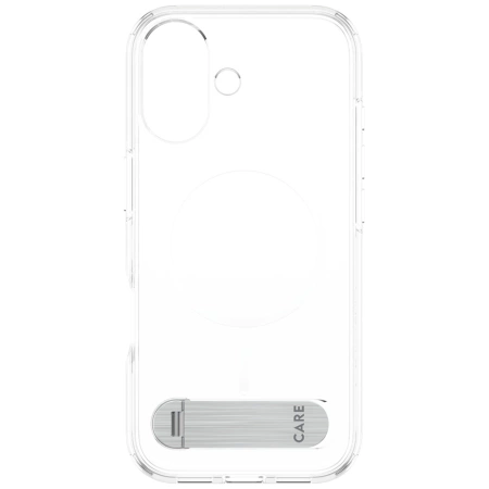 CARE by PanzerGlass Feature Case w. Kickstand MagSafe for iPhone 17 - Transparent