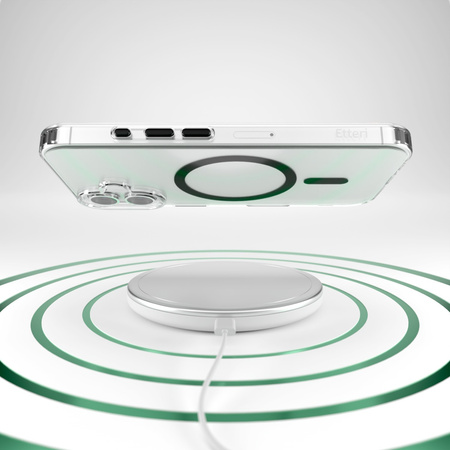 Nakładka Etteri Color Mag do iPhone 16 Plus 6,7" czarna