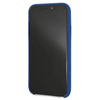 Original Handyhülle IPHONE XR BMW Hardcase Silicone M Collection (BMHCI61MSILNA) blau