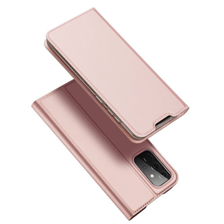 DUX DUCIS Skin Pro kabura etui pokrowiec z klapką Samsung Galaxy A72 4G różowy