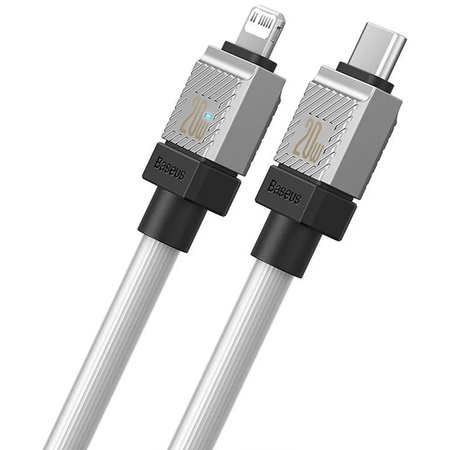 Baseus kabel CoolPlay USB-C - Lightning 2m 20W biały