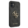 Guess GUHCN614GMGGR iPhone 11 6,1" szary/grey hardcase 4G Big Metal Logo