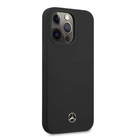 Case IPHONE 13 PRO Mercedes Hardcase Silicone MagSafe (MEHMP13LSILBK) black